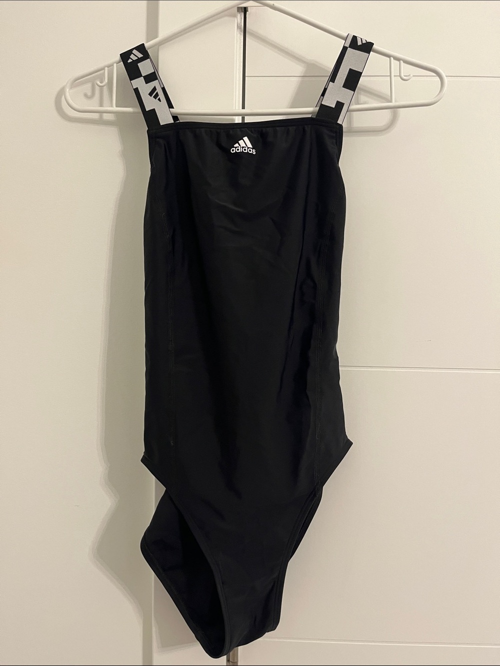 NWOT Women's adidas black one-piece swimwear